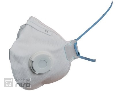 Respirátor Spiro, P2, skládací s ventilkem 