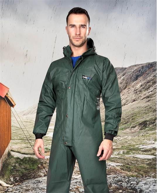 Voděodolný overal ARDON®AQUA 104 zelený L