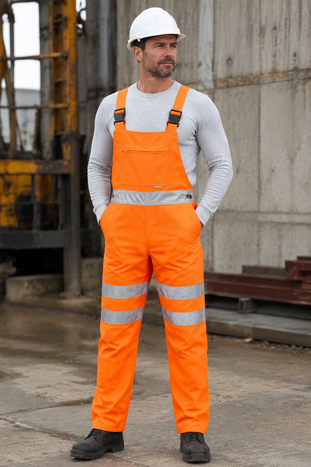 Hi-Vis GO/RT reflexní laclové kalhoty