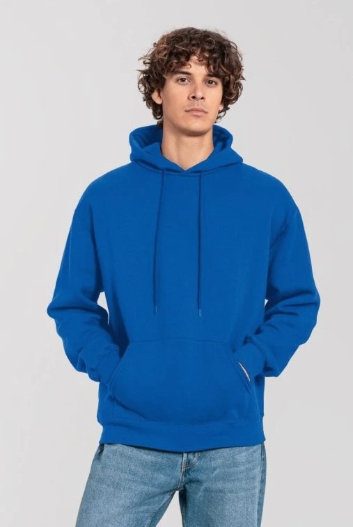 Mikina s kapucí z prémiové bavlny Iconic Premium