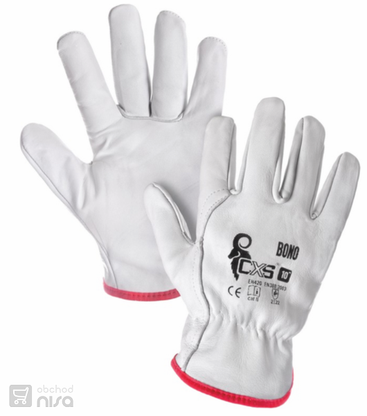 Pracovní rukavice kožené BONO1