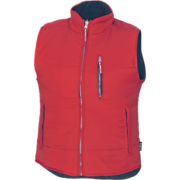 Vesta dámská oboustranná ROSEVILLE červená4