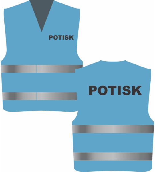 Reflexní vesta s POTISKEM23