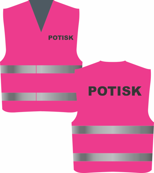 Reflexní vesta s POTISKEM24