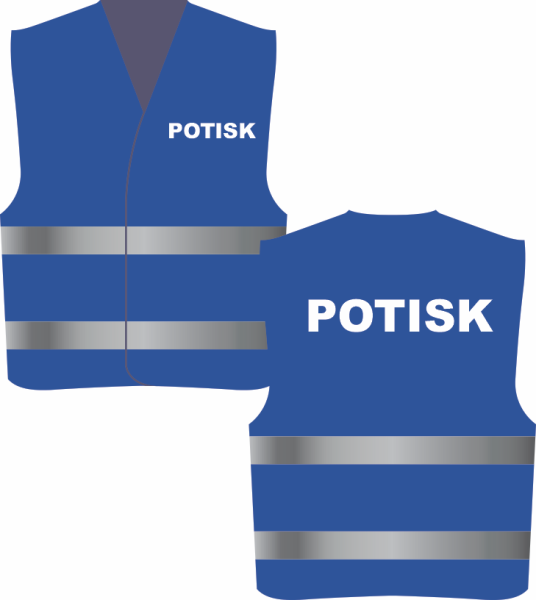 Reflexní vesta s POTISKEM9