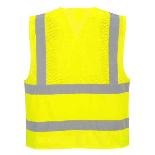 PORTWEST Síťovaná reflexní vesta HiVis3