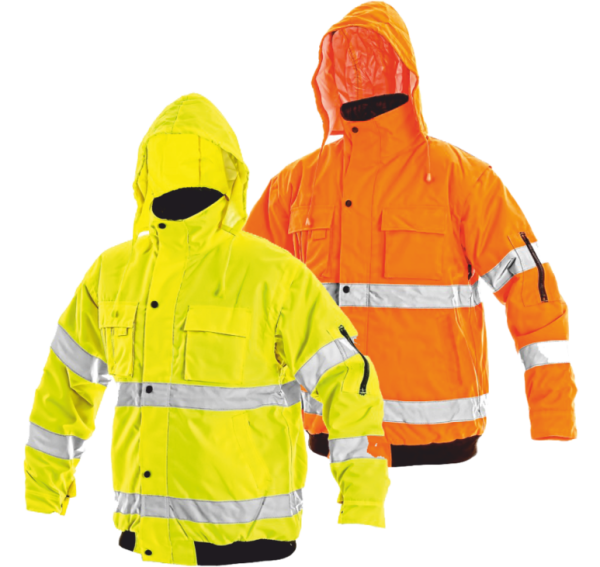 Bunda LEEDS, výstražná, žlutá0