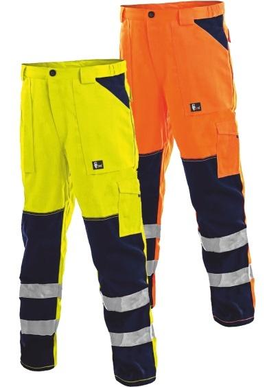 Reflexní kalhoty NORWICH žluté0