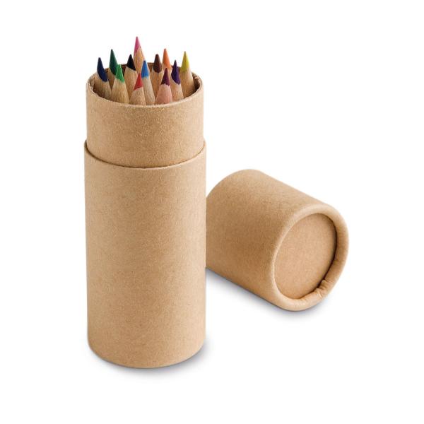 Sada 12 pastelek v krabičce CYLINDER0