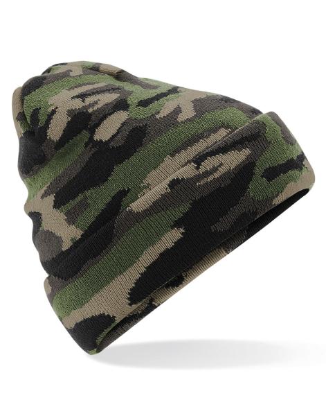 Beechfield Zimní čepice Camo Cuffed Beanie3