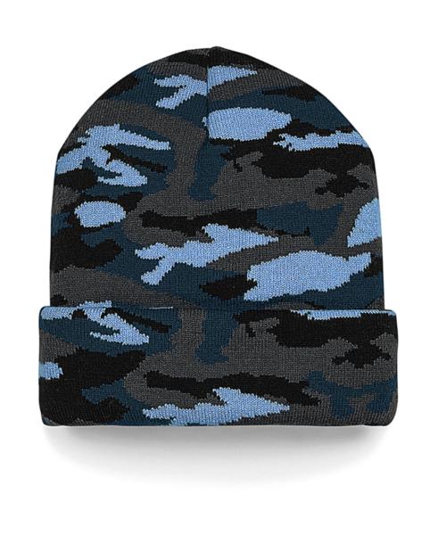 Beechfield Zimní čepice Camo Cuffed Beanie4