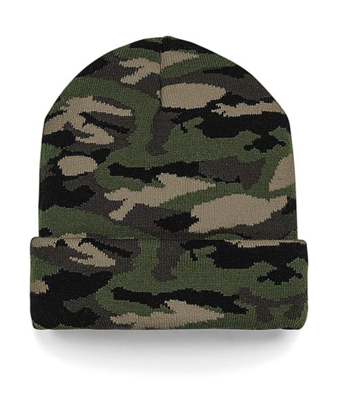 Beechfield Zimní čepice Camo Cuffed Beanie1