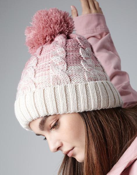 Beechfield Zimní čepice Ombré0