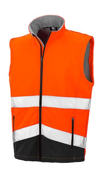 Result Safe-Guard Potisknutelná reflexní Safety Softshell vesta4
