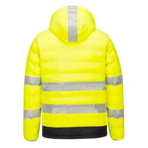  Vyhřívaná reflexní zimní  bunda Hi-Vis1