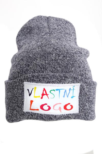 Originální zimní čepice s potisknutelnou nášivkou1