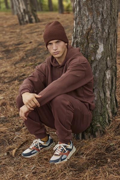 Dlouhá pletená čepice s manžetou B384R19