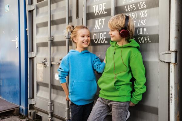 Dětská mikina s kapucí James & Nicholson2