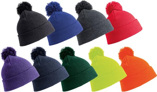 Dětská Pletená čepice s bambulí RC028J3