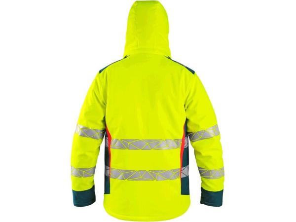 Zimní pánská výstražná softshellová bunda BEDFORD7