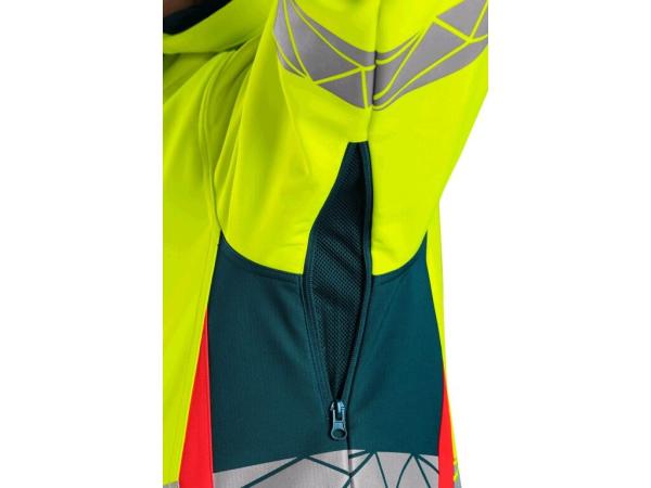 Zimní pánská výstražná softshellová bunda BEDFORD2