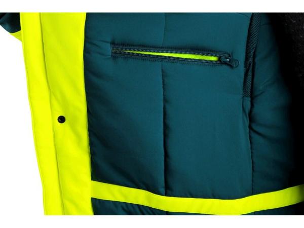 Zimní pánská výstražná softshellová bunda BEDFORD5