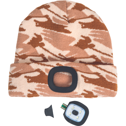 Zimní čepice DEEL LED lampa3