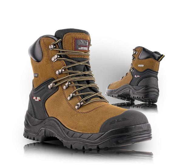 Celokožená poloholeňová pracovní obuv Bogota1