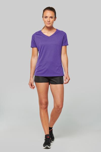 Dámské sportovní tričko s výstřihem do V PA4776
