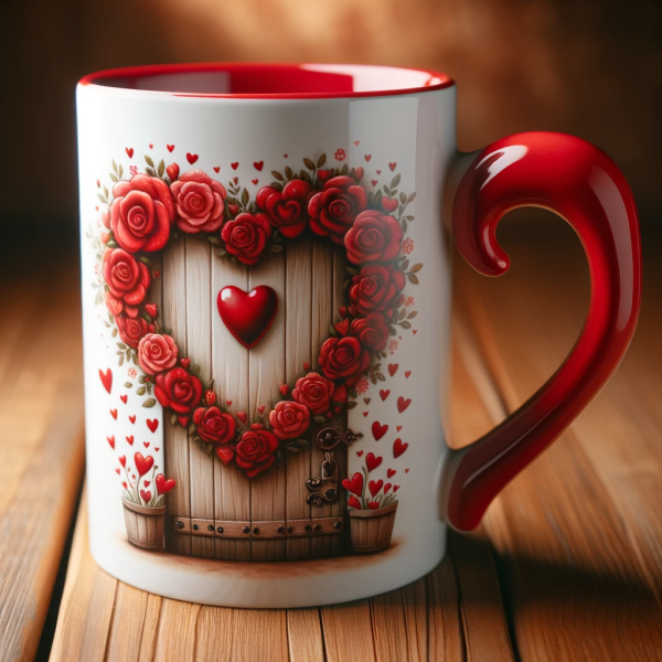 Hrnek s uchem ve tvaru srdce s vlastním potiskem2