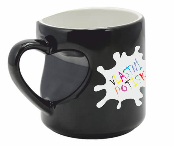 Hrnek s uchem ve tvaru srdce s vlastním potiskem1