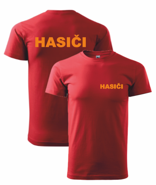 Červené pánské triko pro hasiče6