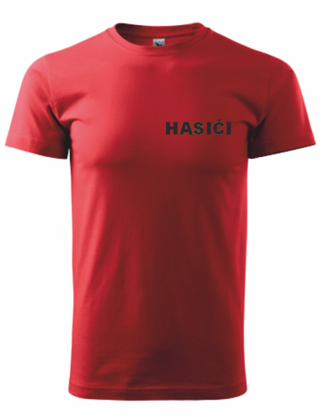 Červené pánské triko pro hasiče12