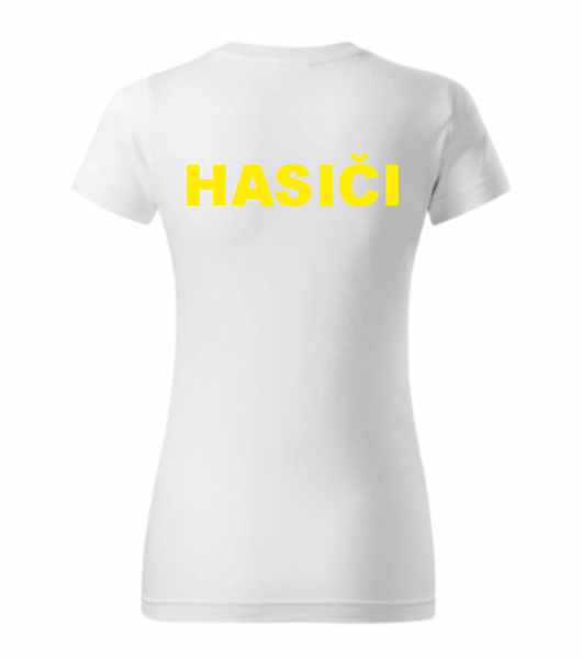 Bílé dámské triko pro hasiče6