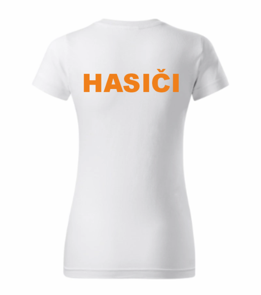 Bílé dámské triko pro hasiče3