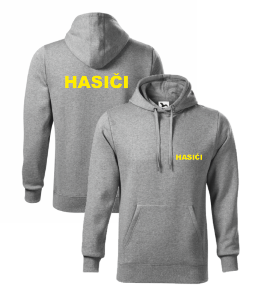 Šedá pánská mikina pro hasiče8