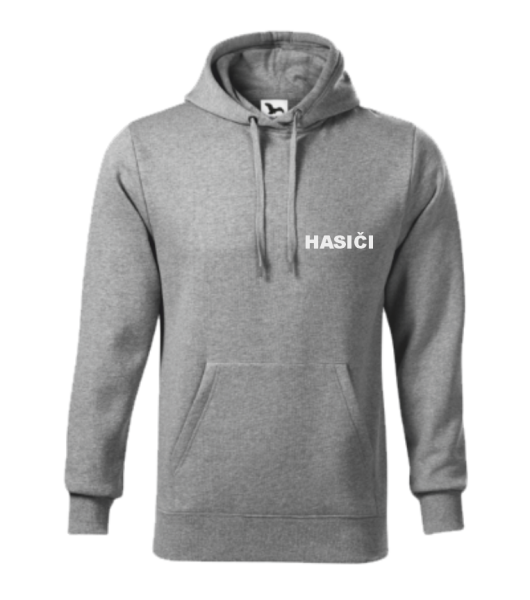 Šedá pánská mikina pro hasiče6