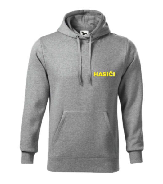 Šedá pánská mikina pro hasiče9