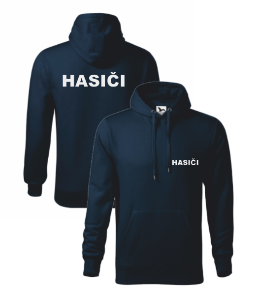 Tmavě modrá mikina pro hasiče0