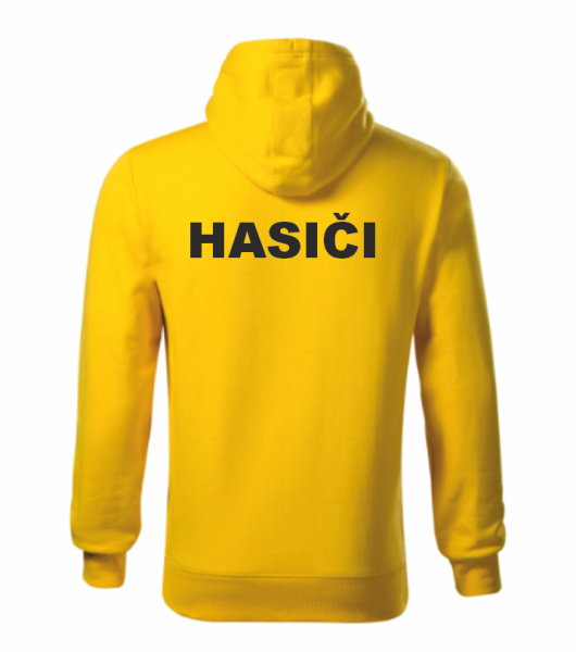 Žlutá pánská mikina pro hasiče2