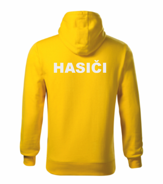 Žlutá pánská mikina pro hasiče4