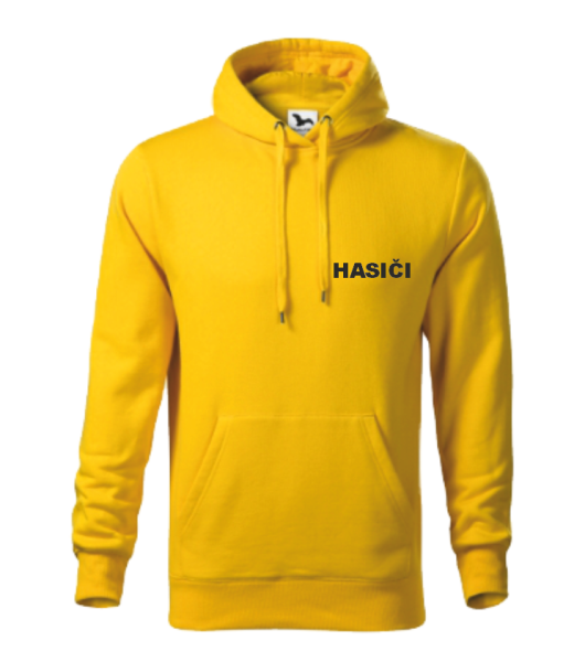 Žlutá pánská mikina pro hasiče1