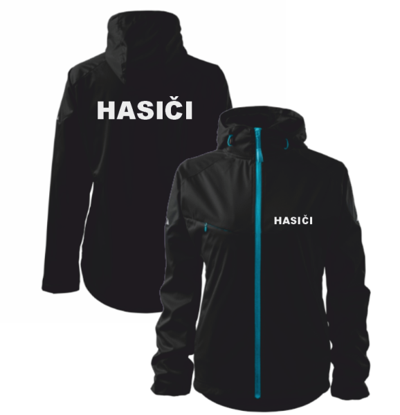 Černá dámská bunda pro hasiče1