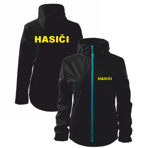 Černá dámská bunda pro hasiče6