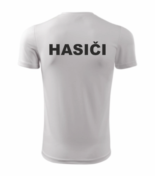  Bílé pánské sportovní triko pro hasiče4