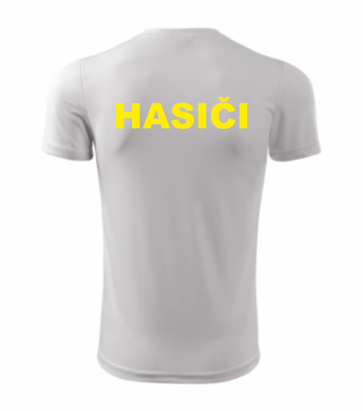  Bílé pánské sportovní triko pro hasiče7