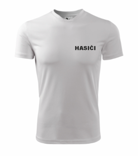  Bílé pánské sportovní triko pro hasiče8