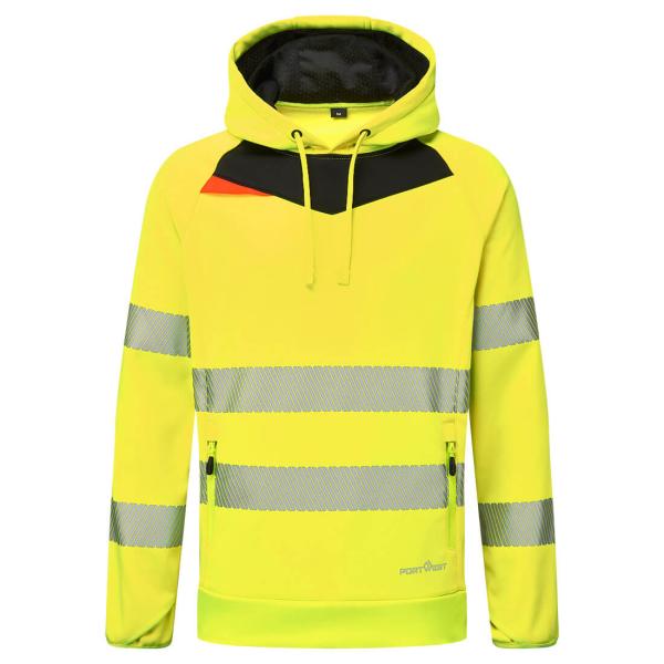 Mikina s kapucí DX4 Hi-Vis1