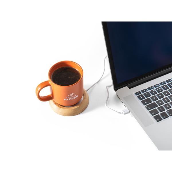 Ohřívač hrnků s bambusovým tělem GATES5