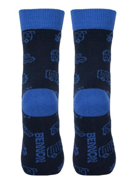 Ponožky BENNON BENNONKY Car Socks blue2